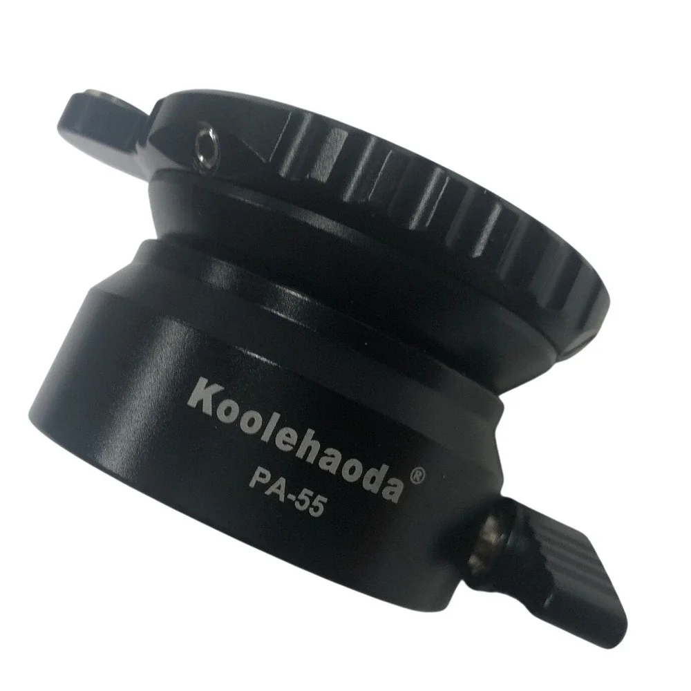 Koolehaoda PA-55 Tripod Leveling Base Black Tilt Bubble Level Camera Mount